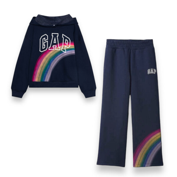 Conjunto Niñas Polerón y Jogger Gap