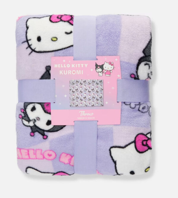 MANTA HELLO KITTY MORADO