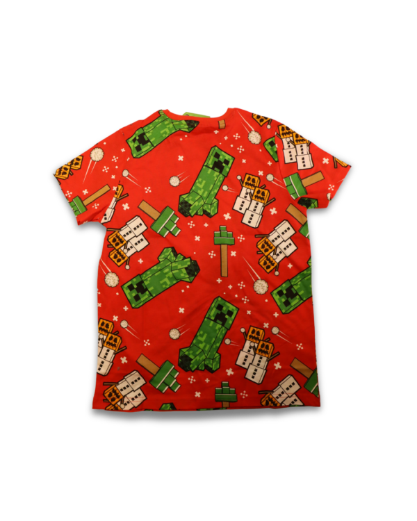 POLERA MINECRAFT ROJA - Imagen 2
