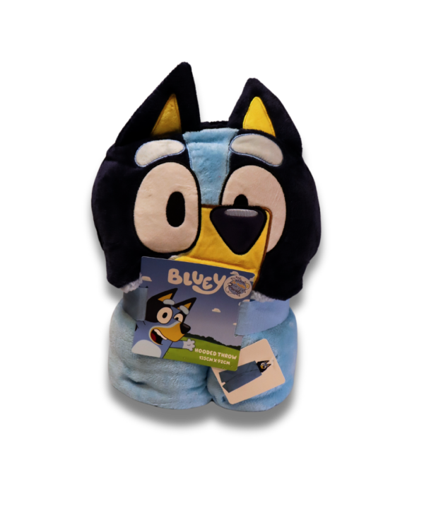 MANTA CON CAPUCHA BLUEY