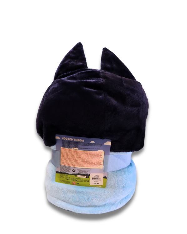 MANTA CON CAPUCHA BLUEY - Imagen 2