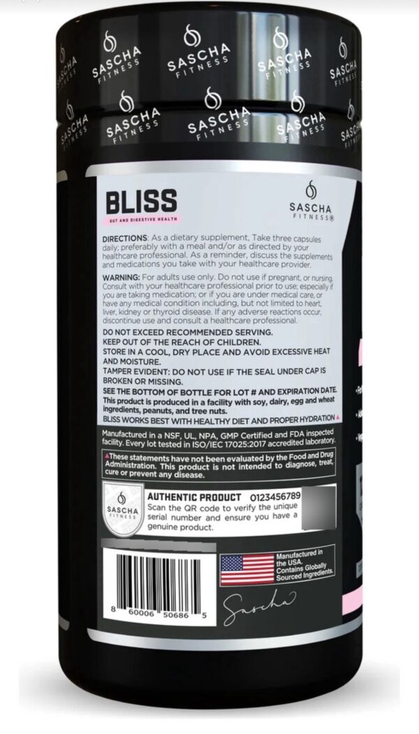 Bliss Gut Health- Sascha Fitness - Imagen 3